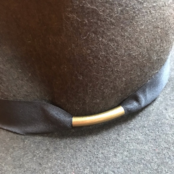 World Market Green Olive Wool Wide Brim Hat, EUC, 22” - Picture 6 of 16